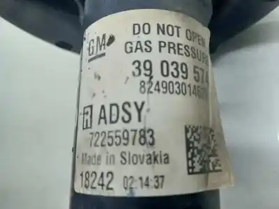 Автозапчастина б/у передній правий амортизатор для opel astra k lim. 5türig selective start/stop посилання на oem iam 39039574  
