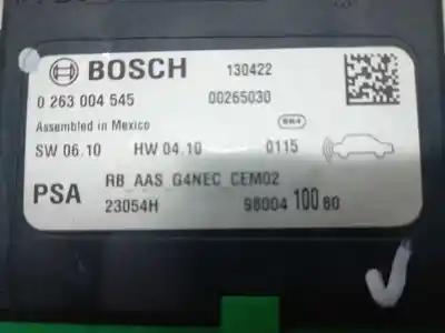 Second-hand car spare part electronic module for citroen ds4 style oem iam references 9800410080  0263004545