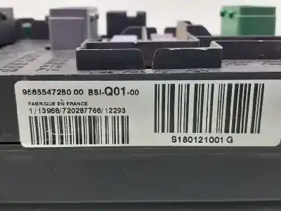 Second-hand car spare part fuse box unit for citroen c4 lim. tonic oem iam references 1663368180 s180121001g 9665547280