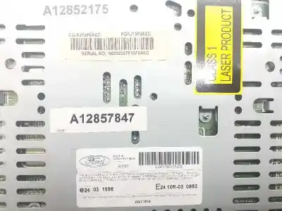 Pezzo di ricambio per auto di seconda mano impianto audio / radio cd per ford kuga (cbs) titanium riferimenti oem iam 2269738 202067f13f0aec cqfj13f0aec