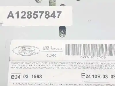 Pezzo di ricambio per auto di seconda mano impianto audio / radio cd per ford kuga (cbs) titanium riferimenti oem iam 2269738 202067f13f0aec cqfj13f0aec