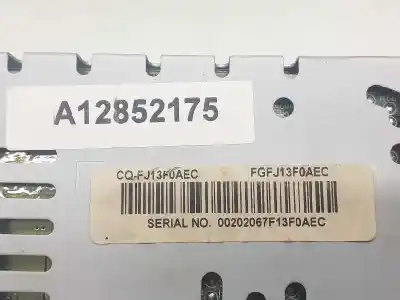 Pezzo di ricambio per auto di seconda mano impianto audio / radio cd per ford kuga (cbs) titanium riferimenti oem iam 2269738 202067f13f0aec cqfj13f0aec
