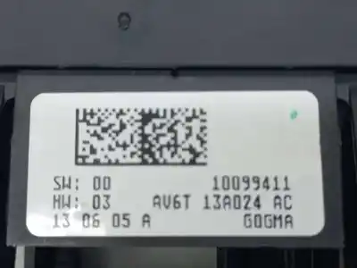 Peça sobressalente para automóvel em segunda mão comutador de luzes por ford c-max trend referências oem iam 1787263  av6t13a024ac