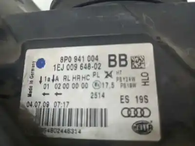 Gebrauchtes Autoersatzteil rechter scheinwerfer zum audi a3 sportback (8p) 1.4 tfsi attraction oem-iam-referenzen 8p0941004bp 1ej00964802 8p0941004bb