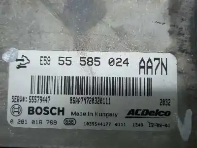 Автозапчастина б/у ебу контролер двигуна для opel zafira tourer expression посилання на oem iam 55579447 0281018769 55585024