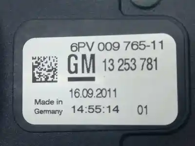 Автозапчастина б/у педаль акселератора для opel zafira tourer expression посилання на oem iam 13253781  6pv00976511