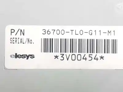 Second-hand car spare part electronic module for honda accord tourer (cw) 2.2 dtec cat oem iam references 36700tl0g11m1  3v00454