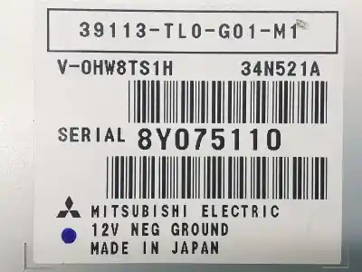 Second-hand car spare part electronic module for honda accord tourer (cw) 2.2 dtec cat oem iam references 39113tl0g0m1 34n521a 8y075110