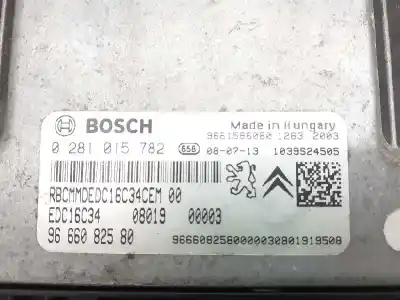 Автозапчастина б/у ебу контролер двигуна для citroen nemo basis посилання на oem iam 1943qc 0281015782 9666082580