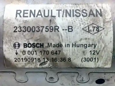 Автозапчастина б/у двигун запускається для dacia dokker stepway essential посилання на oem iam 233003759r 25-5440 0001170647