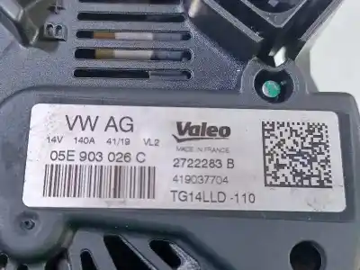 Second-hand car spare part alternator for seat leon (5f1) reference oem iam references 04e903015q 28-8645 05e903026c