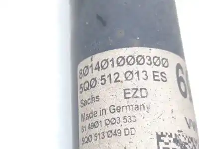 Peça sobressalente para automóvel em segunda mão amortecedor traseiro esquerdo por seat leon (5f1) reference referências oem iam 5f0511121b  5q0512013es