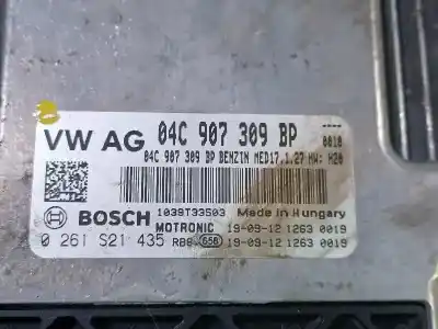 Tweedehands auto-onderdeel ecu motorcontroller voor seat leon (5f1) reference oem iam-referenties 04c906025ba 0261s21435 04c907309bp