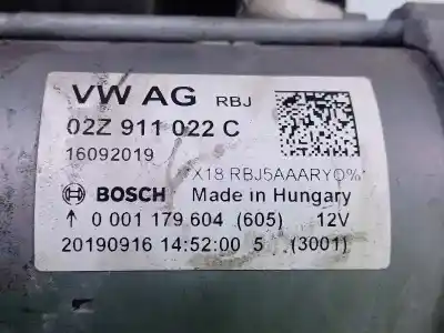 Peça sobressalente para automóvel em segunda mão motor de arranque por seat leon (5f1) reference referências oem iam 02z911022c 25-4333 0001179604