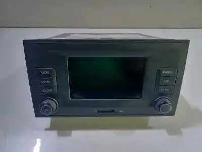 Second-hand car spare part audio system / radio cd for seat leon (5f1) reference oem iam references 5f0035871d l40se2 5f0035871d 041
