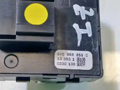 Second-hand car spare part left front power window switch for audi a3 (8v) ambition oem iam references 8v0959851  8v0959851c133531