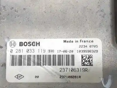 Second-hand car spare part ecu engine control for renault clio iv limited oem iam references 237108281r 0281033119 237106319r