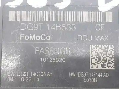 Second-hand car spare part electronic module for ford mondeo lim. business edition oem iam references 2457415 dg9t14c108ay dg9t14b533cf