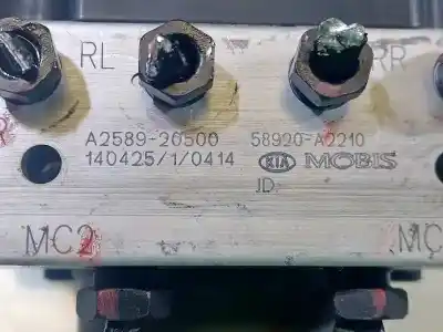 Second-hand car spare part abs for kia cee´d concept oem iam references 58920a2210  a258920500