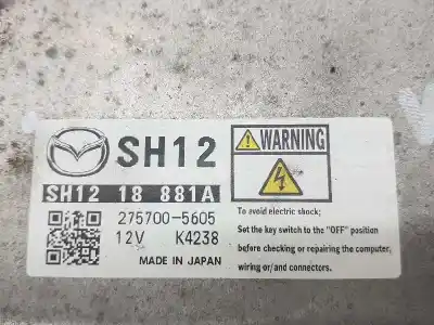 Автозапчастина б/у ебу контролер двигуна для mazda cx-5 black tech ed. посилання на oem iam sh1218881a sh7j188k2b 2757005605