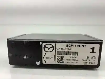 Автозапчастина б/у електронний модуль для mazda cx-5 black tech ed. посилання на oem iam g46c675x0  f005v01711
