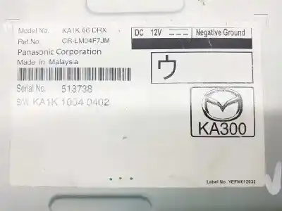 Peça sobressalente para automóvel em segunda mão módulo eletrônico por mazda cx-5 black tech ed. referências oem iam ka1k66drx crlm04f7jm ka1k10040402