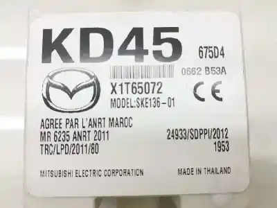 Автозапчастина б/у електронний модуль для mazda cx-5 black tech ed. посилання на oem iam kd45675d4 ske13601 x1t65072