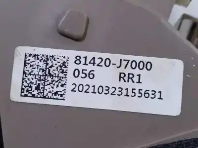 Peça sobressalente para automóvel em segunda mão fechadura da porta traseira direita por kia ceed business referências oem iam 81420j7000  