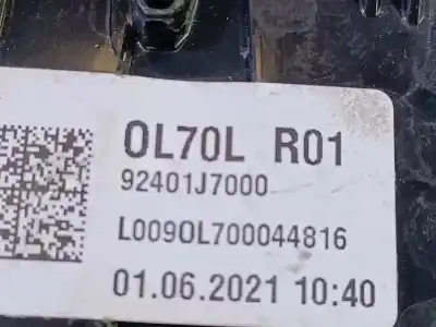 Second-hand car spare part left tailgate light for kia ceed business oem iam references 92401j7000  