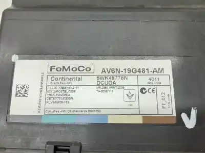 Автозапчастина б/у електронний модуль для ford grand c-max edition посилання на oem iam 1829420 5wk49778n av6n19g481am