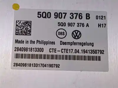 Автозапчастина б/у блок управління підвіски для seat leon st (5f8) cupra 290 посилання на oem iam 5q0907376b 2840981813300 5q0907376a