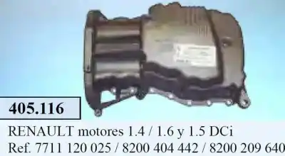 Автозапчасти б/у возчик за RENAULT CLIO II FASE II (B/CB0) 1.5 dCi Diesel 64 CV / 47 KW ссылки OEM IAM 405116 820040442 8200209640