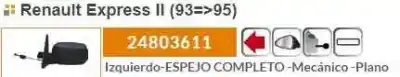 Peça sobressalente para automóvel em segunda mão espelho retrovisor esquerdo por renault express express iii referências oem iam 7700808132  24803611