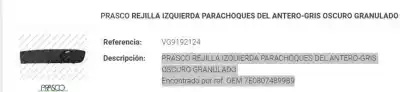 Pezzo di ricambio per auto di seconda mano griglia paraurti sinistra per volkswagen t5 bus shuttle riferimenti oem iam 7e08074899b9 vg9192124 219711ohl