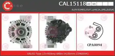 Автозапчасти б/у генератор за OPEL CORSA 3 C 1.3 CDTI 70CH MANUAL ссылки OEM IAM 9090196 28-4921 CAL15118AS