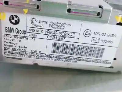 Peça sobressalente para automóvel em segunda mão sistema de áudio / rádio cd por bmw 1 (e81) 118 d referências oem iam 651291216275 vp9kaf18c838ac 651291216275 Peça sobressalente para automóvel em segunda mão sistema de áudio / rádio cd por bmw 1 (e81) 118 d referências oem iam 651291216275 vp9kaf18c838ac 651291216275