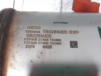 Second-hand car spare part catalytic converter for iveco 35s14 35140 oem iam references  5802816105 5802050126