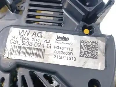 Автозапчастина б/у генератор для vw multivan v (7hm, 7hn, 7hf, 7ef, 7em, 7en) 2.0 bitdi 4motion посилання на oem iam 03l903024g 28-5869 fg18t115