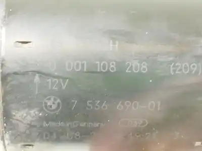 Peça sobressalente para automóvel em segunda mão motor de arranque por bmw x5 (e53) 4.8 is referências oem iam  0001108208 753669001