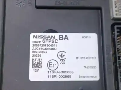 Pièce détachée automobile d'occasion module électronique pour nissan qashqai (j11) acenta références oem iam 284b16fp2c a2c1603040800 
