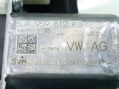 Автозапчастина б/у регулятор переднього правого скла для skoda fabia iii (nj3) 1.0 посилання на oem iam 6v0837462c  5ja959812k