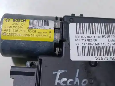 Gebrauchtes Autoersatzteil elektrischer dachmotor zum audi q5 (8r) 2.0 tfsi (155kw) oem-iam-referenzen  8r0959591a 8r0877041a