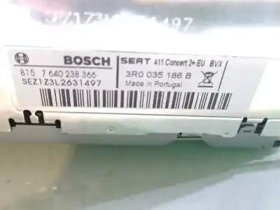 Автозапчастина б/у аудіо система / радіо cd для seat exeo (3r2) 2.0 tdi посилання на oem iam 3r0035186b  8157640238366