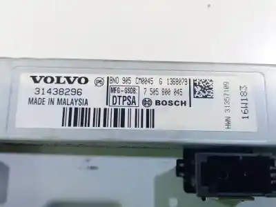 Автозапчасти б/у gps-навигационная система за volvo v40 fastback (525) d2 ссылки oem iam 31438296  7505800045