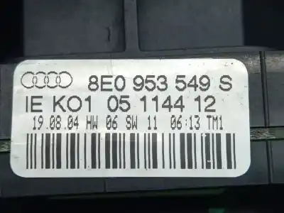 Автозапчастина б/у перерівний контроль для audi a4 b6 descapotable (8h7) 3.0 посилання на oem iam 8e0953549s 4e0953503b k0105114412