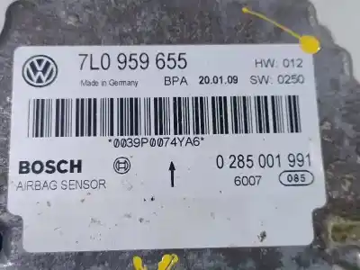 Автозапчасти б/у блок управления подушками безопасности за porsche cayenne (92a) 3.0 diesel ссылки oem iam 95561821911 0285001991 7l0959655