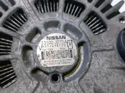 Second-hand car spare part alternator for nissan qashqai / qashqai +2 i (j10, nj10, jj10e) 2.0 dci oem iam references 23100jd71a 28-5779 a3tj2481ze