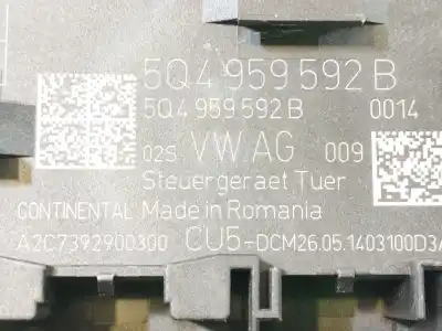 Second-hand car spare part central locking pump for seat leon st (5f8) fr oem iam references  a2c7392900300 5q4959592b