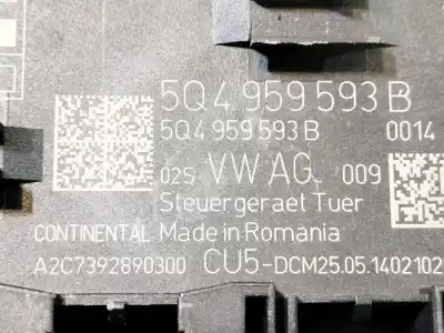Second-hand car spare part central locking pump for seat leon st (5f8) fr oem iam references  a2c7392890300 5q4959593b