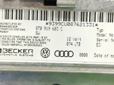 Автозапчастина б/у багатофункційний дисплей для audi q7 (4l) v6 3.0 tdi (176kw) clean diesel ambiente посилання на oem iam   8t0919603c